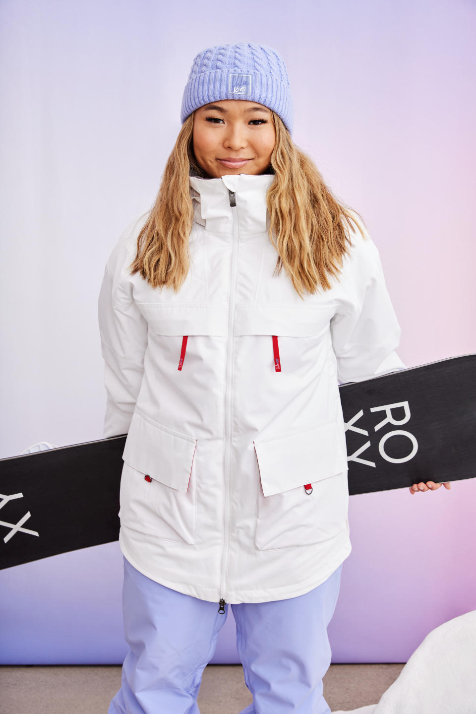 Chloe Kim has partnered with <a href="https://wwd.com/fashion-news/fashion-scoops/chloe-kim-the-hair-tales-viola-davis-1235404900/" rel="nofollow noopener" target="_blank" data-ylk="slk:Roxy;elm:context_link;itc:0;sec:content-canvas" class="link ">Roxy</a> for a snow apparel collaboration.