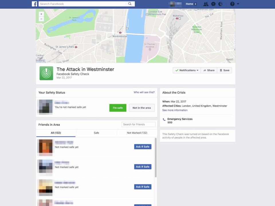 facebook safety check london westminster march 22 2017