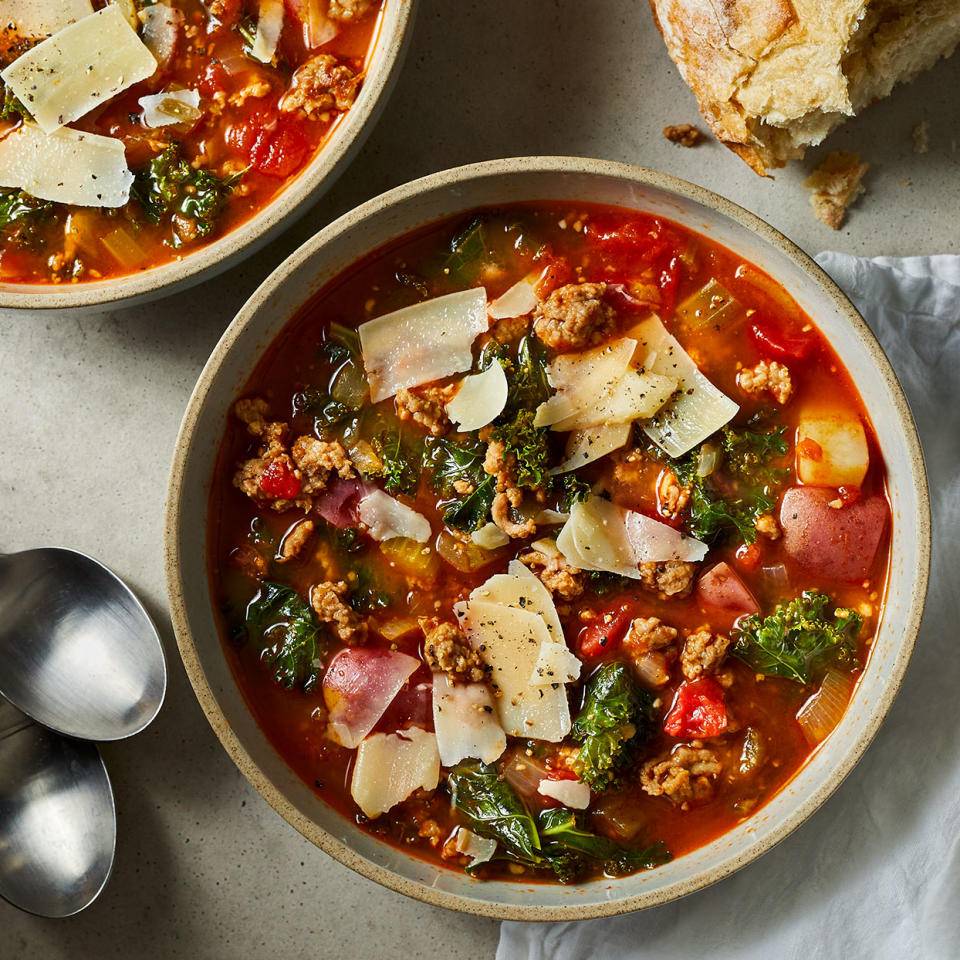 Sausage, Potato & Kale Soup