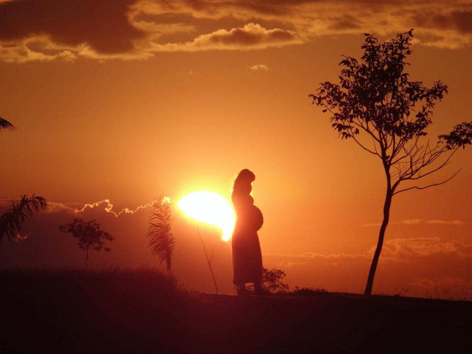 Pregnancy and delivery come with a lot of risks for parent and baby. <a href="https://www.gettyimages.com/detail/photo/silhouette-pregnant-woman-standing-on-field-against-royalty-free-image/1082494338" rel="nofollow noopener" target="_blank" data-ylk="slk:Jimy Lindner/EyeEm via Getty Images;elm:context_link;itc:0;sec:content-canvas" class="link ">Jimy Lindner/EyeEm via Getty Images</a>