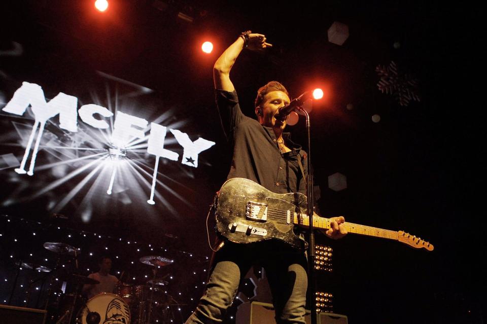 Throwback: Jones performing with the band in 2013 (Jo Hale/Getty Images)