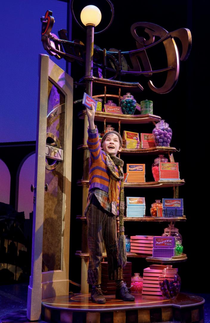 Henry Boshart stars as Charlie Bucket in the national tour of the musical &quot;Charlie and the Chocolate Factory.&quot;