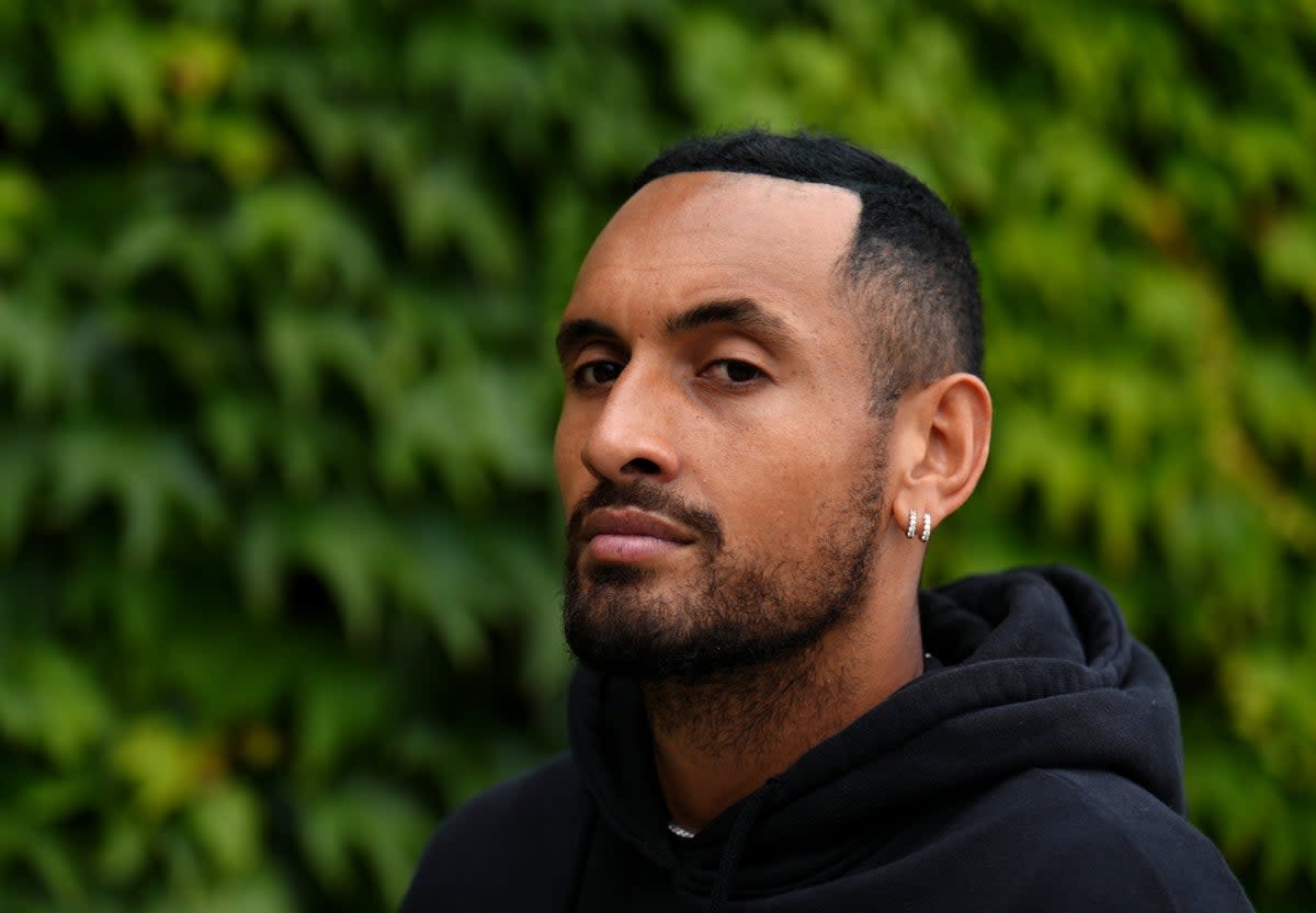 Nick Kyrgios at Wimbledon (John Walton/PA) (PA Wire)