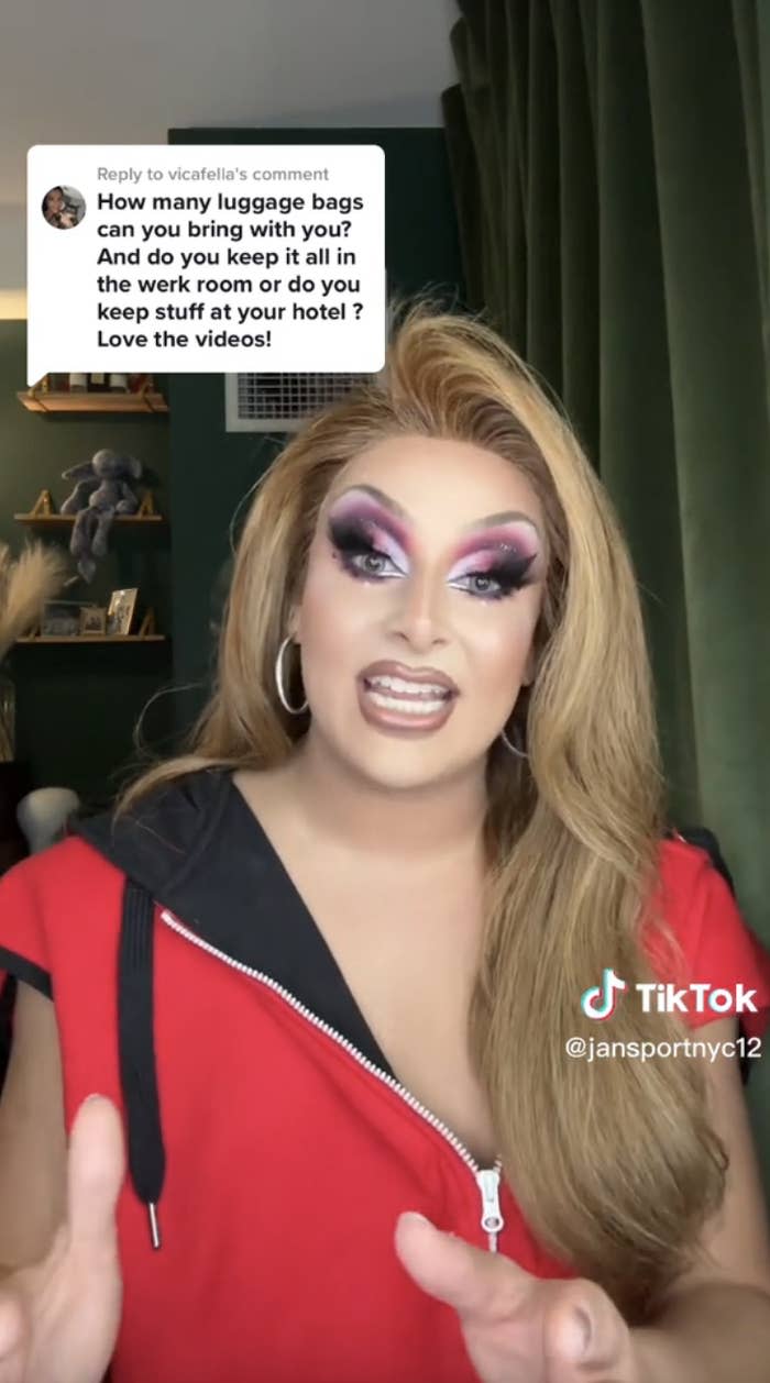 screenshot of the TikTok where Jan answers questions