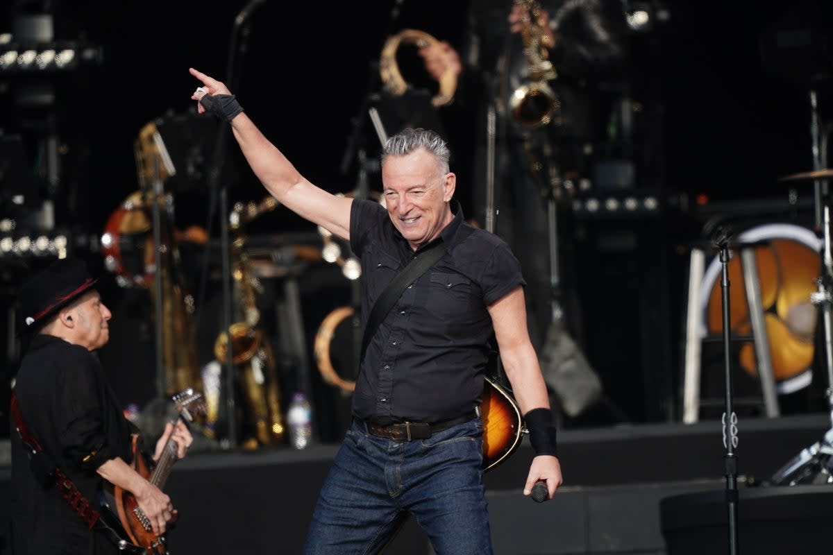 Bruce Springsteen addressed how he was previously cut off by Hyde Park during his  British Summer Time gig  (PA)