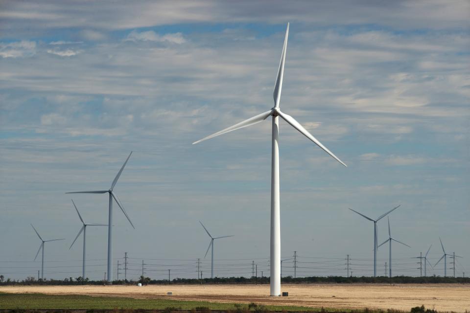 The Roscoe Wind Complex in West Texas was the largest wind farm in the world when it opened in 2009.