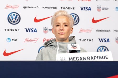 FILE PHOTO: Soccer: U.S. Women's National Team World Cup Media Day