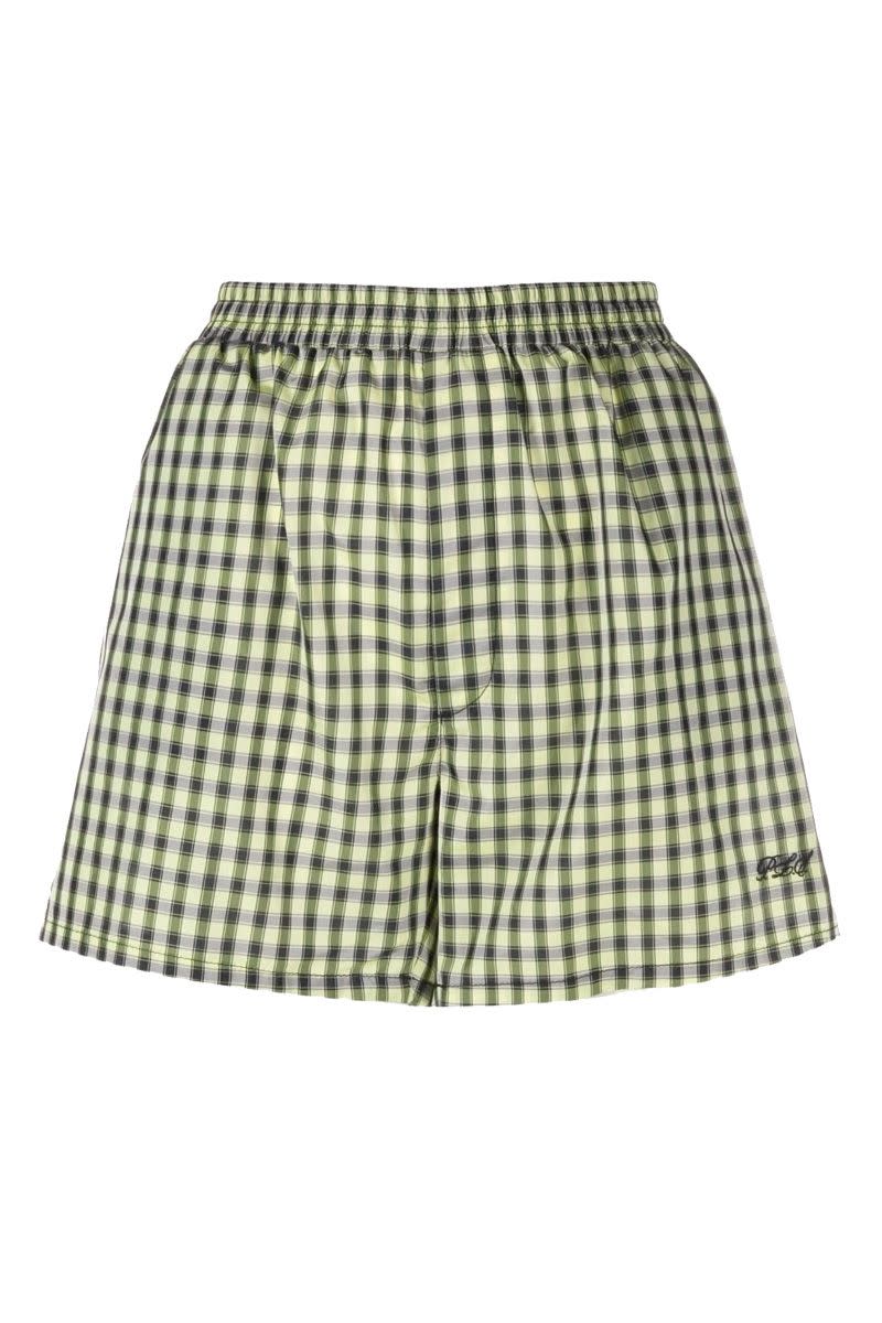 Gingham Check Pattern Shorts