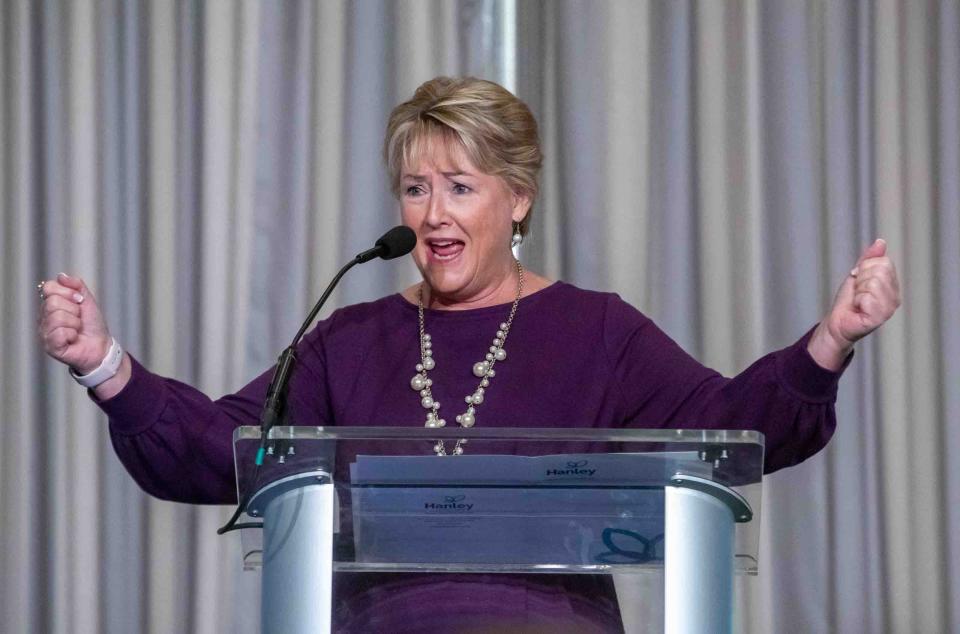 The Hanley Foundation will hold its Palm Beach Dinner on Feb. 15. Jan Cairnes is CEO of the Hanley Foundation,