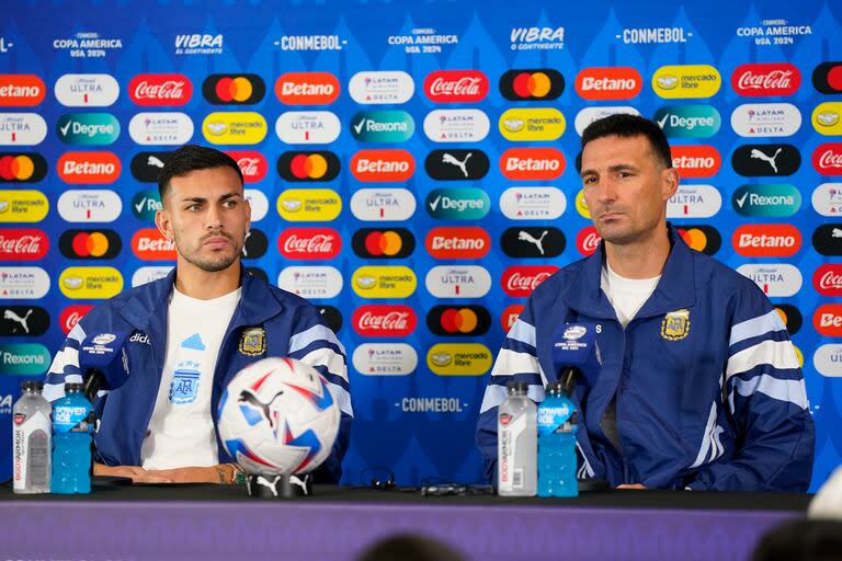 Lionel Scaloni dio a entender que Leandro Paredes será titular en el debut en la Copa América