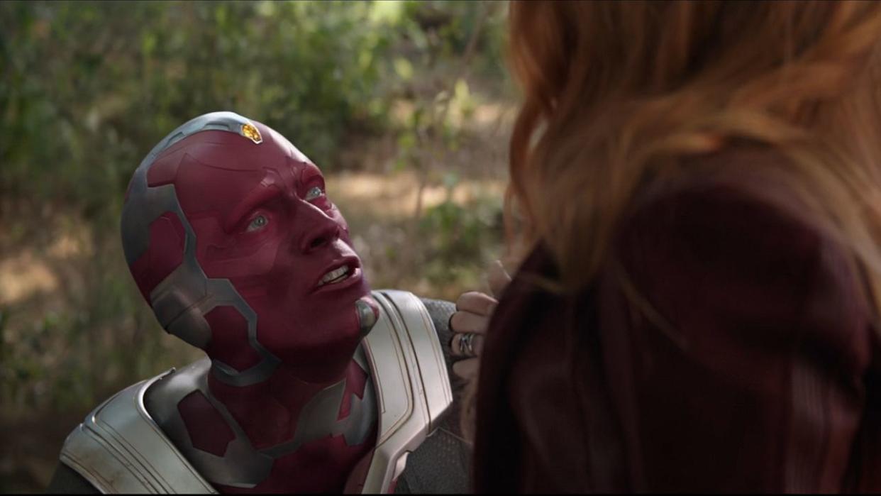  Paul Bettany's final moments in Avengers: Infinity War. 