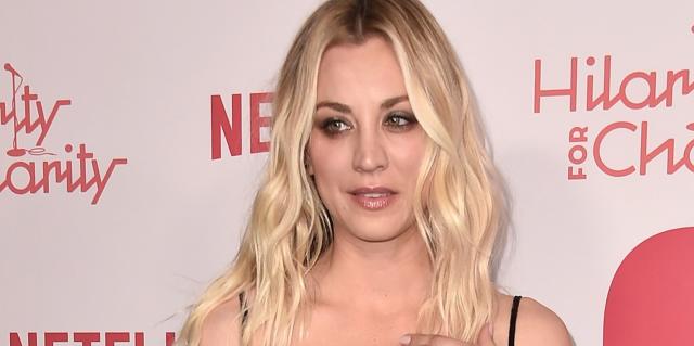 Big Bang Theory' Fans Can't Stop Staring at Kaley Cuoco in Her See-Through  Corset Dress
