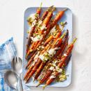 <p>Grilled carrots tossed with spicy harissa paste and a drizzle of honey make the perfect sweet and smoky complement to any main dish.</p><p>Get the <a href="https://www.goodhousekeeping.com/food-recipes/healthy/a31913481/grilled-carrots-recipe/" rel="nofollow noopener" target="_blank" data-ylk="slk:Grilled Carrots recipe;elm:context_link;itc:0;sec:content-canvas" class="link "><strong>Grilled Carrots recipe</strong></a><em>. </em></p>