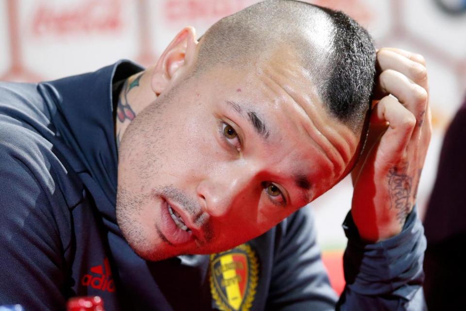 International duty: Radja Nainggolan is currently with the Belgium squad (AFP/Getty Images)