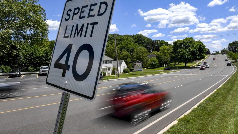 traffic on road in pennsylvania