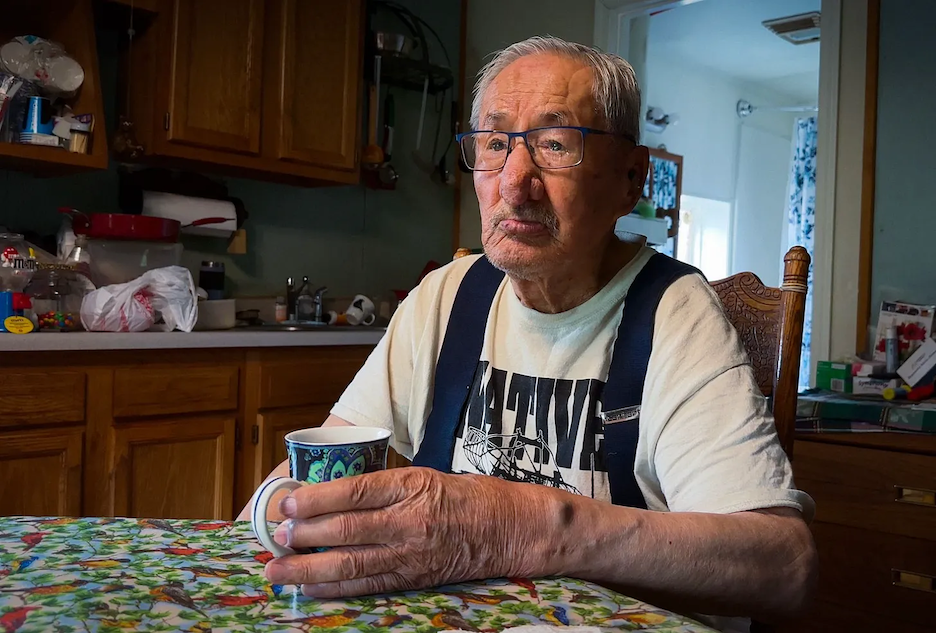 Benedict Jones is an Elder from the village of Koyukuk. (Photo by Olivia Ebertz for Northern Journal)