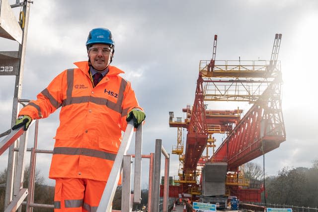 Rail minister Huw Merriman