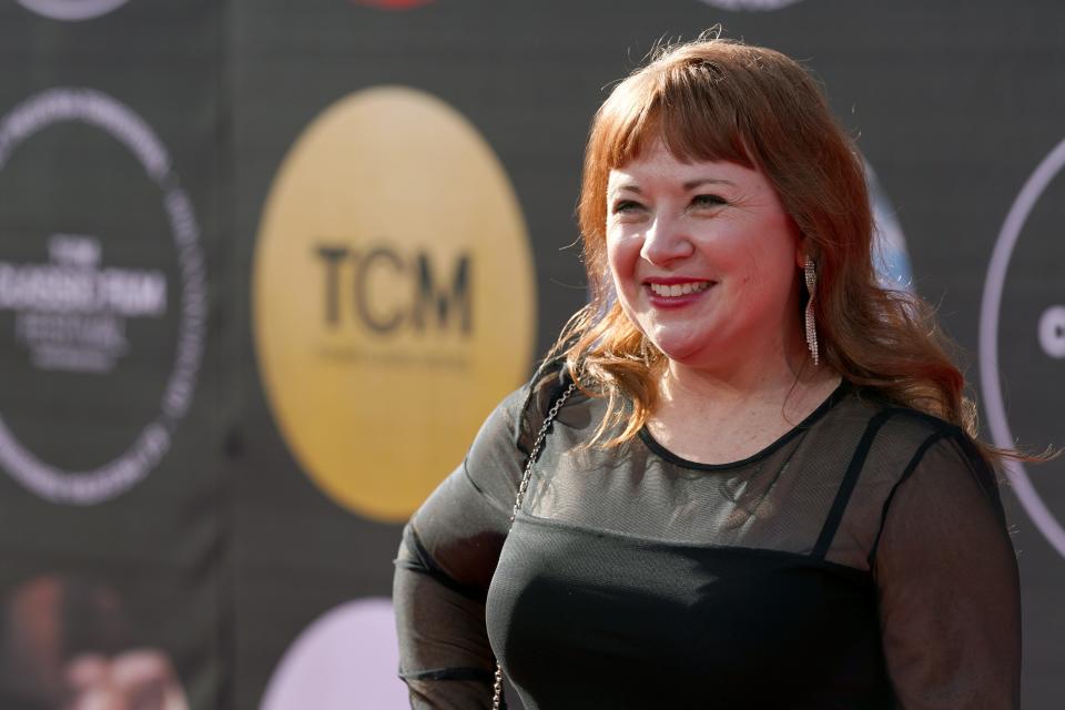 Aileen Quinn attends the 40th Anniversary Screening of "E.T. the Extra-Terrestrial" during opening night at the 2022 TCM Classic Film Festival at the TCL Chinese Theatre on April 21, 2022, in Los Angeles.