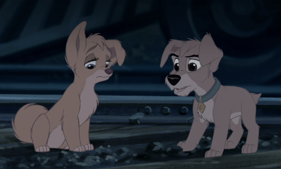 Screenshot from "Lady and the Tramp II: Scamp's Adventure"