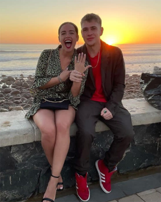 Georgia-May-Foote-Kris-Evans-engaged