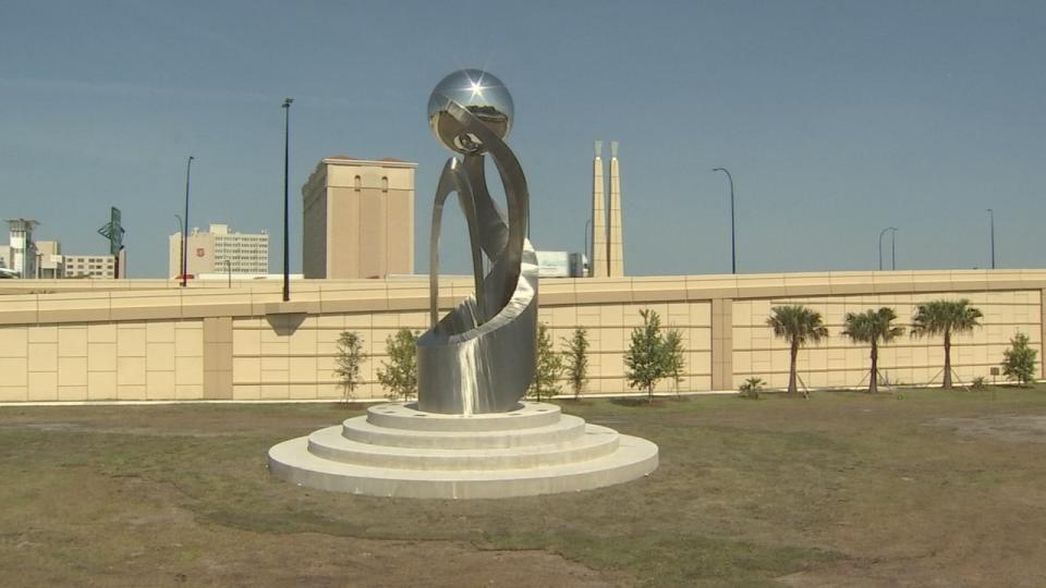 The City of Orlando unveiled a new art sculpture called 