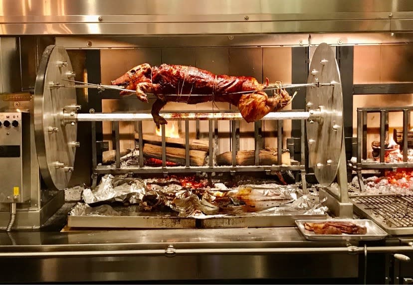 A close look at the wood-fire grill in Osteria Umbra (Courtesy: Osteria Umbra)