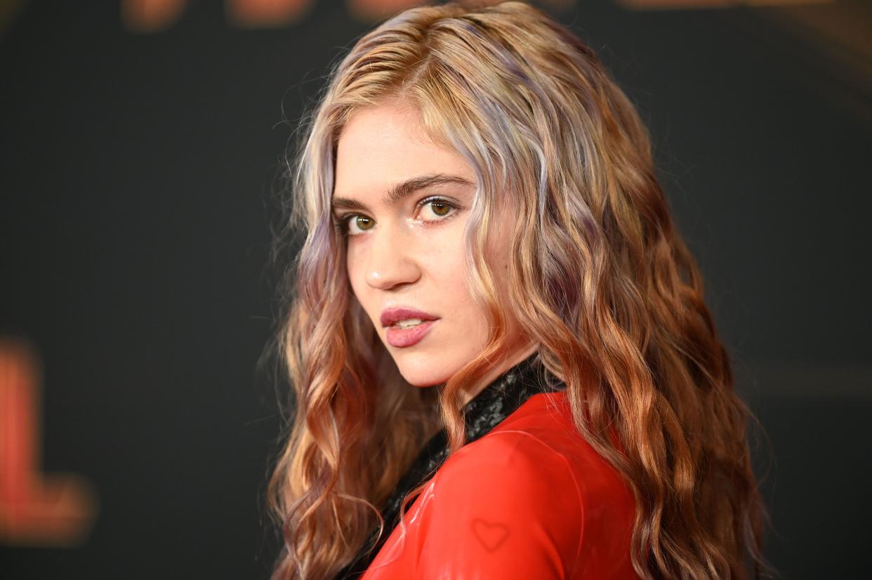 Grimes revealed she went to hospital after suffering a panic attack. (ROBYN BECK/AFP via Getty Images)