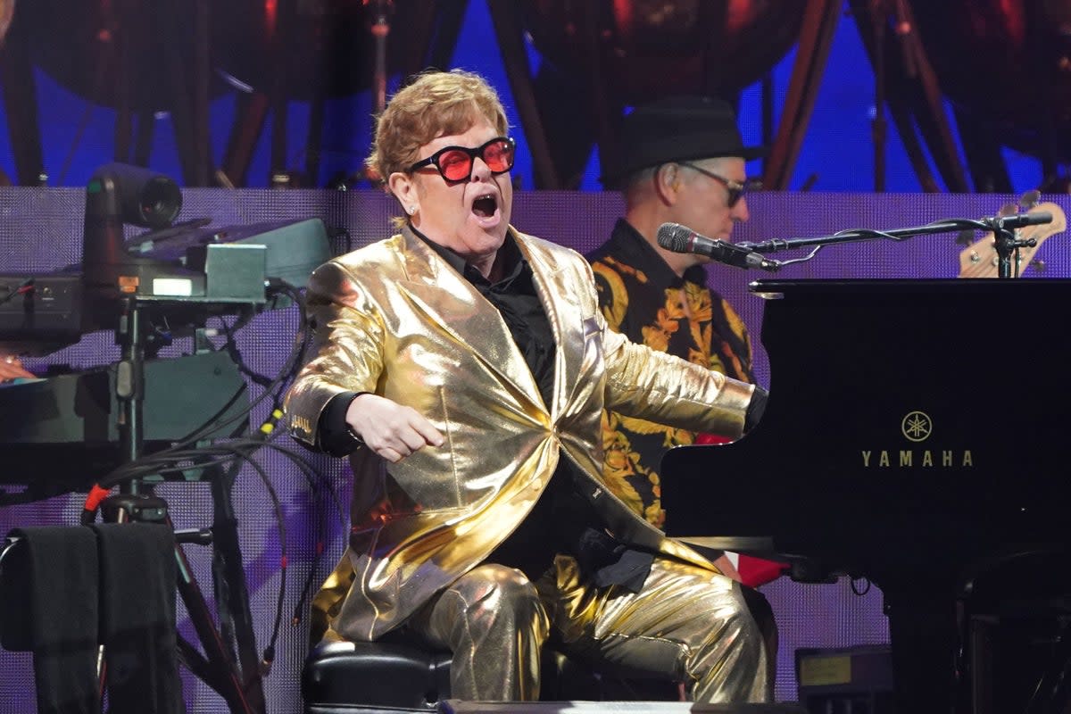 Elton John addresses speculation Glastonbury wasn’t his final UK show (PA Wire)