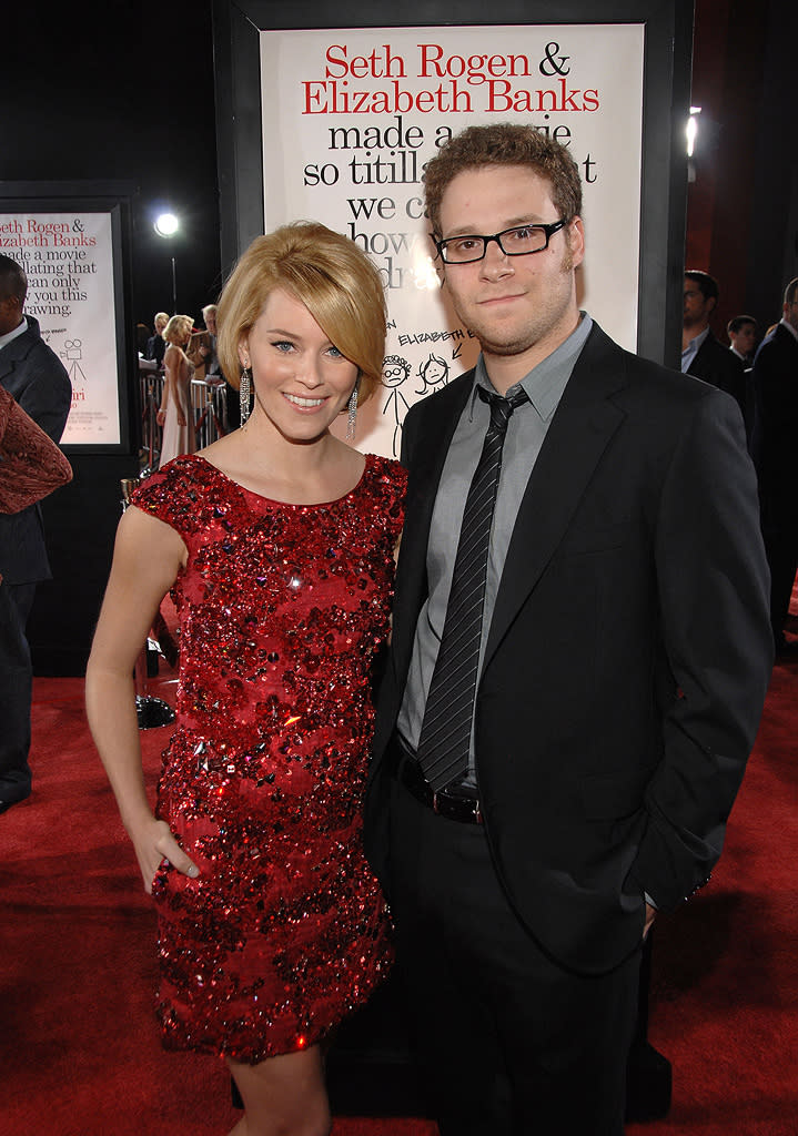 Zack and Miri Make a Porno LA Premiere 2008 Elizabeth Banks Seth Rogen