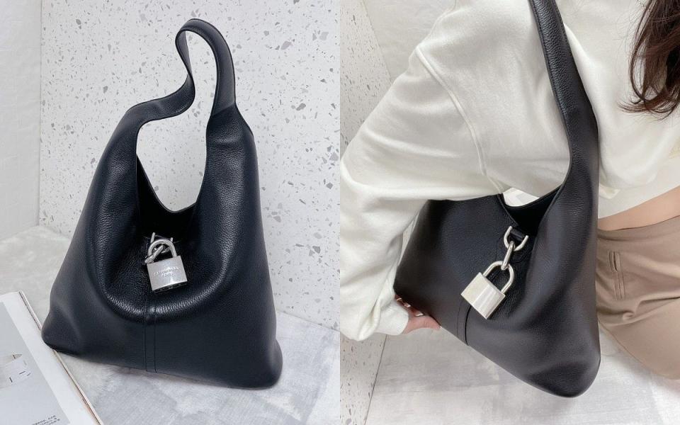 BALENCIAGA NORTH-SOUTH HOBO BAG NT$ 90,500 Photo Via:LOOKin編輯拍攝