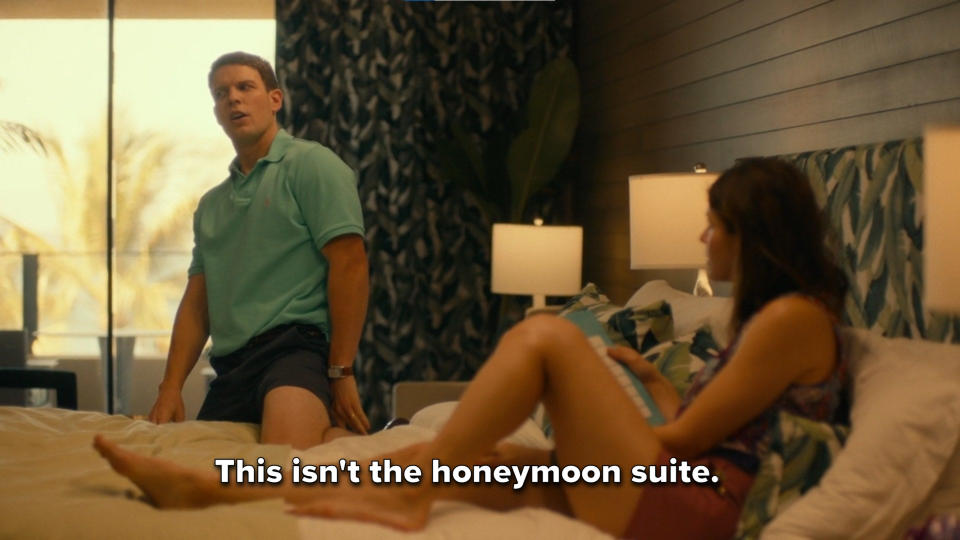 Shane says this isn't the honeymoon suite