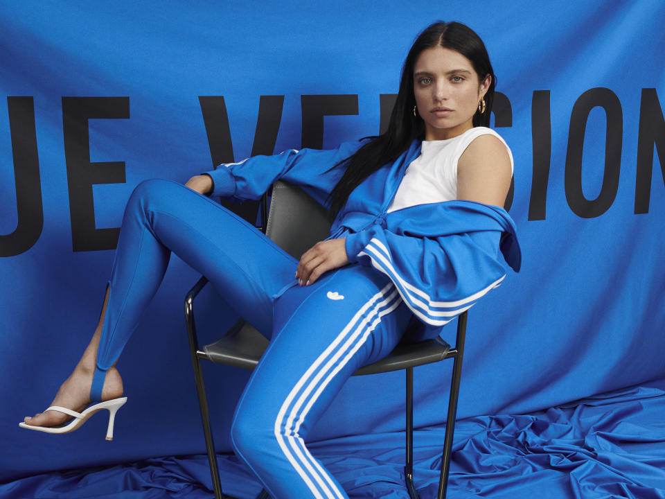 A look from Adidas Originals’ Blue Version fall collection. - Credit: Pierre-Ange Carlotti