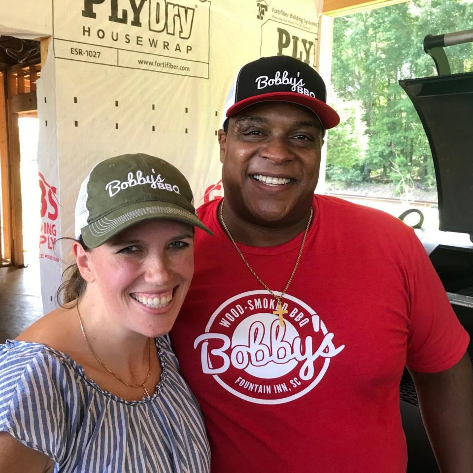 Sarah and Octavius "Tay" Nelson, owners of Bobby's BBQ in Fountain Inn.