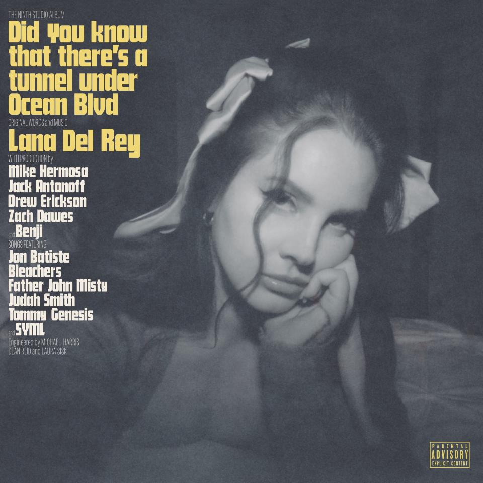 lana del rey did you know that there's a tunnel under ocean blvd album cover