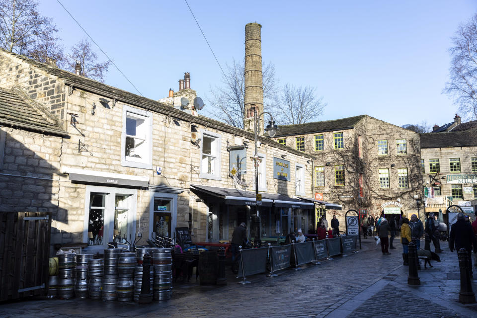 Happy Valley fans are signing up for guided tours of sites that featured in the series, including Hebden Bridge (pictured). (SWNS)