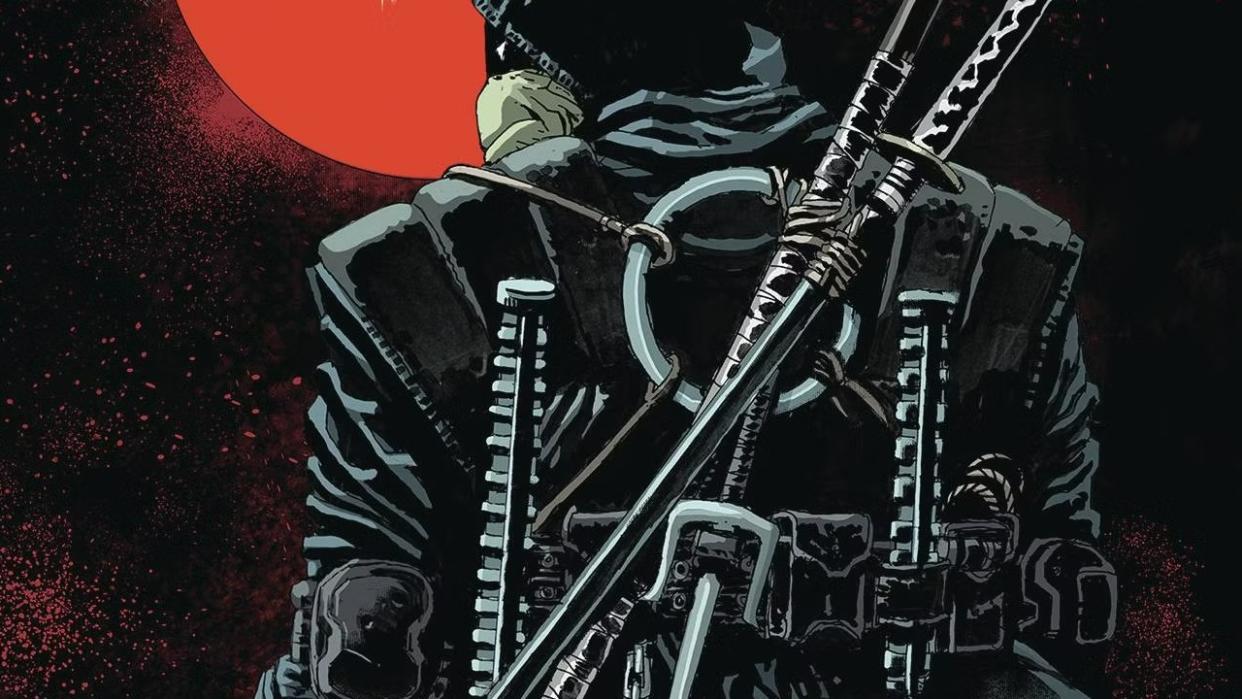  A turtle on the cover of The Last Ronin. 