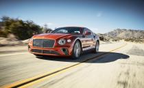 <p>Two hundred and seven miles per hour, to be exact. That's where Bentley says the all-new Continental GT tops out. We prefer to verify such figures, but places to hit velocities so lofty are in short supply, so we'll have to take the company's word for it.</p>