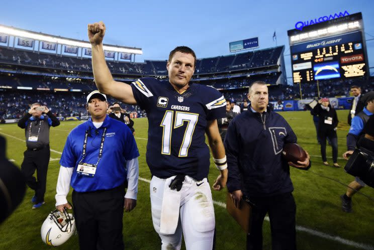 Can Philip Rivers carry the Chargers back to the playoffs? (AP)