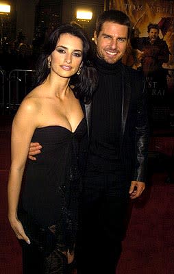 Penelope Cruz and Tom Cruise at the LA premiere of Warner Bros. The Last Samurai