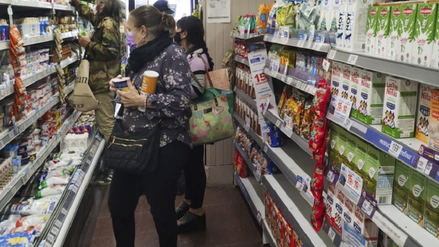 Los alimentos fueron algunos de los que más subieron.