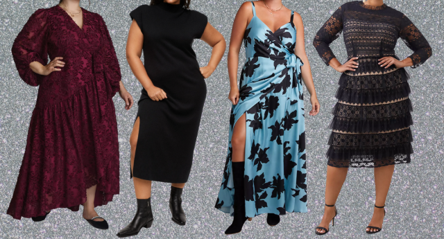 12 chic plus-size wedding guest dresses ...