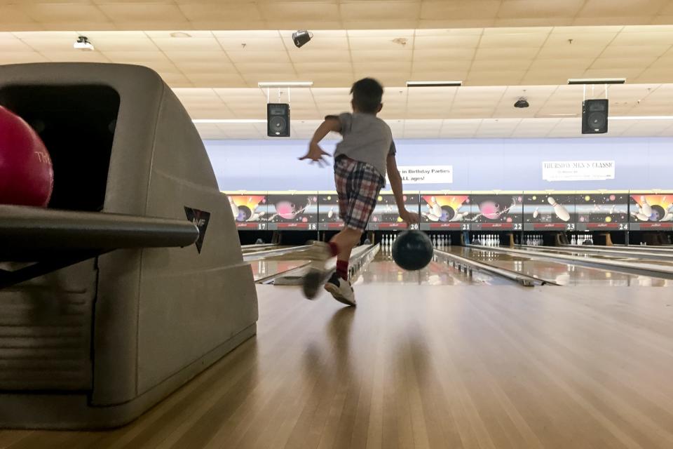 Thunderbird Lanes, in Warminster, offers open bowling seven days a week.