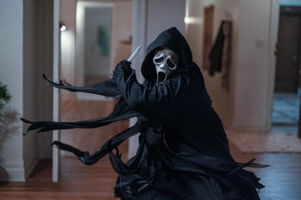Ghostface runs amok in New York City in "Scream VI."