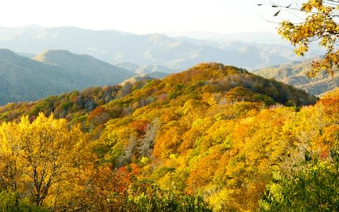 The Smoky Mountains on the Appalachian Trail - Credit: AP