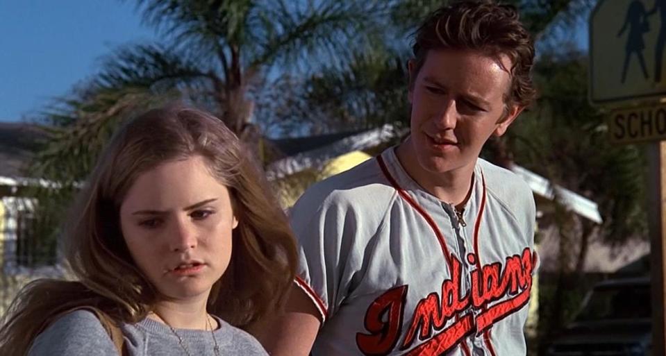 Jennifer Jason Leigh at Stacy and Judge Reinhold as her sympathetic older brother Brad in 'Fast Times at Ridgemont High.' (Photo: Universal Pictures)