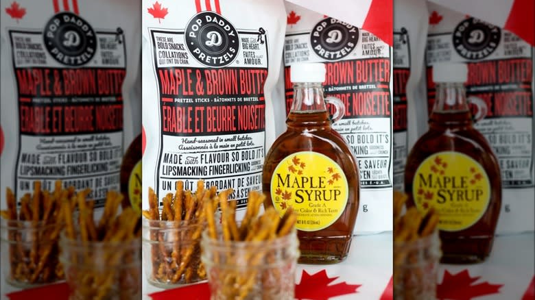 Pop Daddy maple pretzel sticks