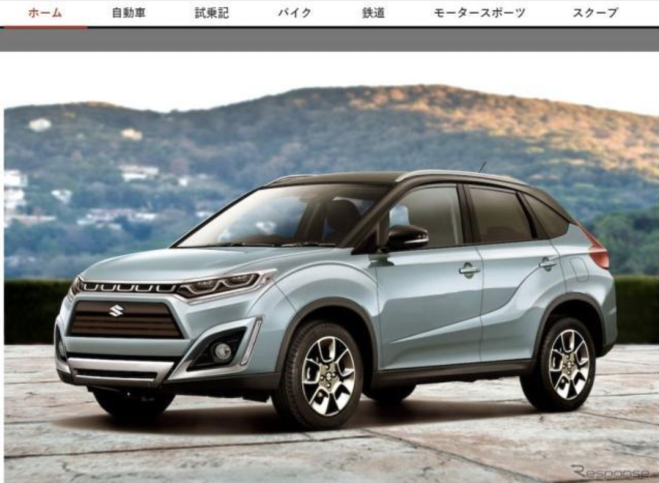 日媒釋出新一代 Suzuki Vitara 的可能樣貌。車頭的水箱護罩設計與 Toyota RAV4 極為相似。