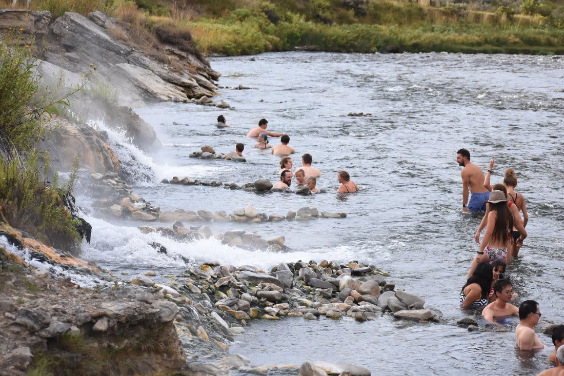 Boiling River, Mammoth, Wyoming