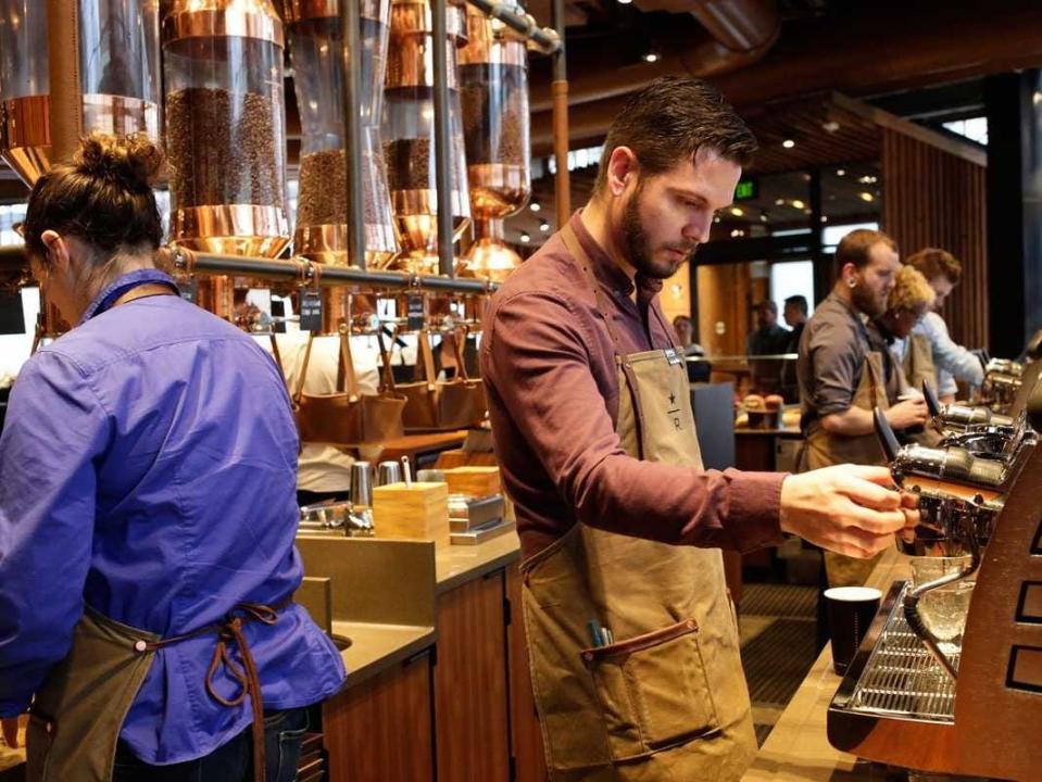 starbucks reserve barista