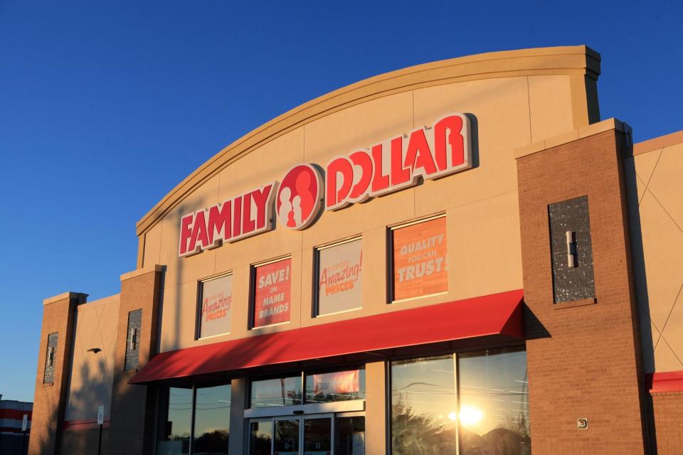 The Family Dollar Exterior